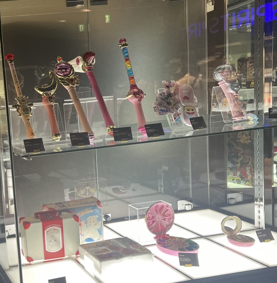 “Narikiri/Transformation” Corner Exhibition of transformation goods from various series such as “Sailor Moon,” “Ojamajo Doremi,” and “PreCure”