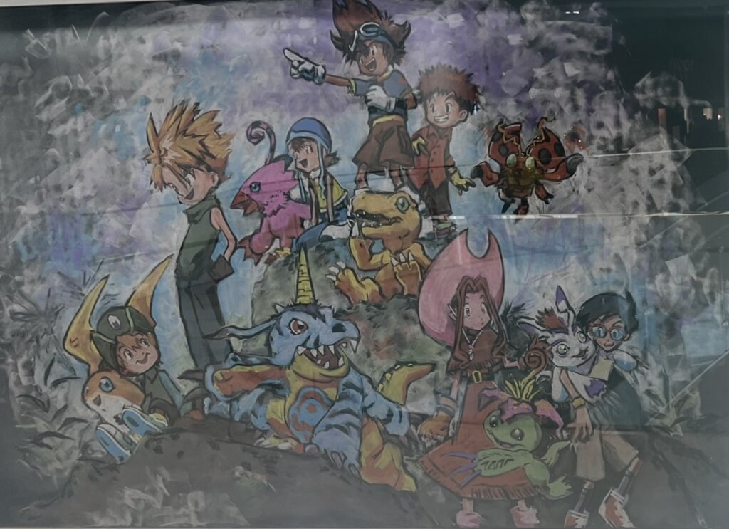 Digimon Animation's 25th anniversary project "Digimon meets CREATORS" 1st "Blackboard Art"