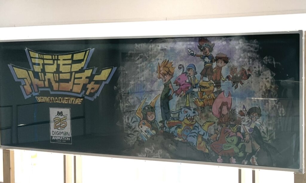 デジモンアニメーション25周年企画の「デジモン meets CREATORS」第１弾 "黒板アート”