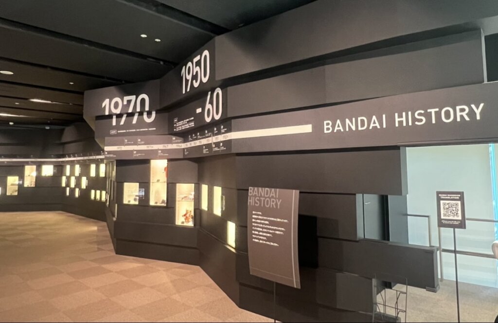 Bandai Head Office Building 2nd floor “Bandai History”